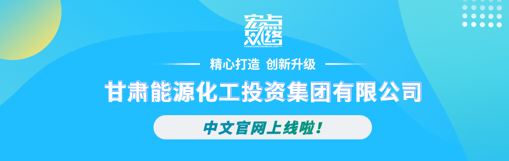 宏点网络 助力甘肃能化集团官网上线！
